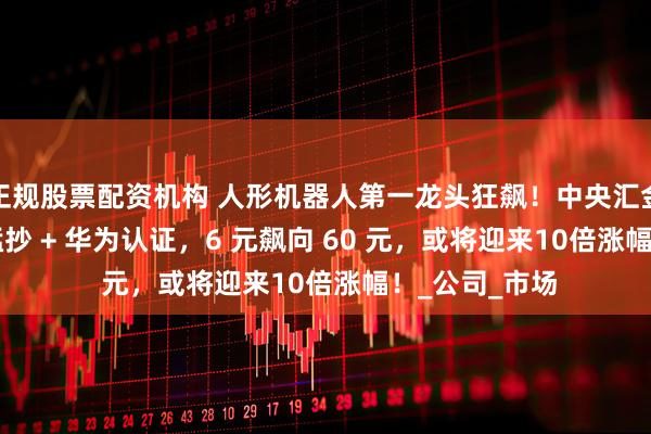 正规股票配资机构 人形机器人第一龙头狂飙！中央汇金重仓 + 外资猛抄 + 华为认证，6 元飙向 60 元，或将迎来10倍涨幅！_公司_市场